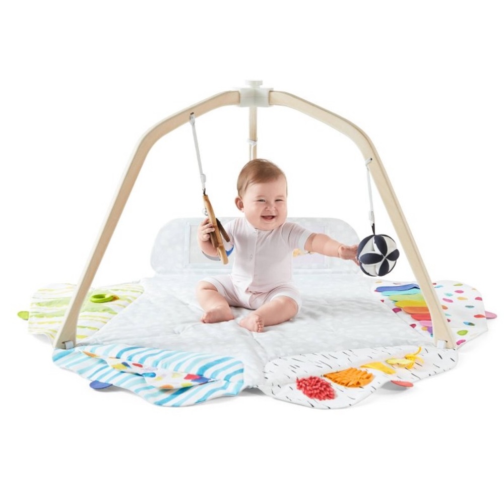 Lovevery baby gym and busy book